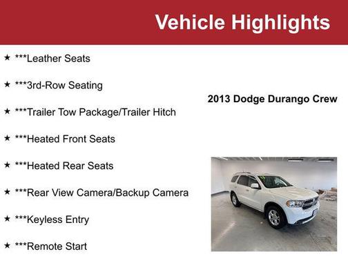 2013 Dodge Durango Crew