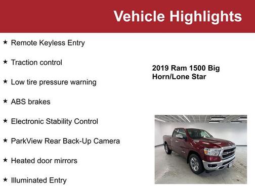 2019 RAM 1500 Big Horn