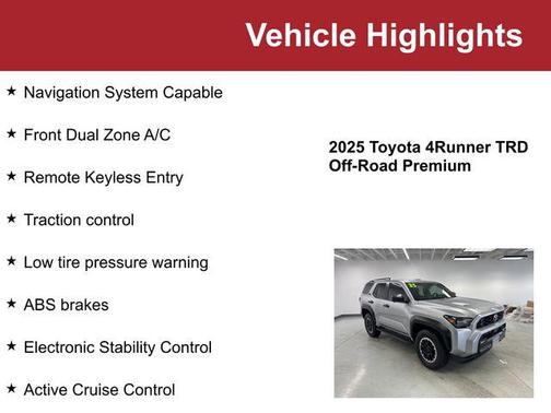 2025 Toyota 4Runner TRD Off Road Premium