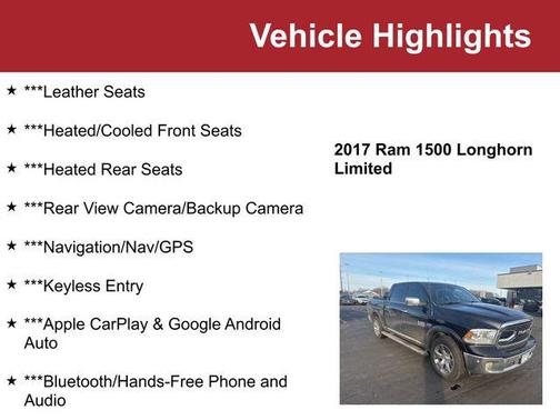 2017 RAM 1500 Limited Crew Cab 4x4 5'7' Box