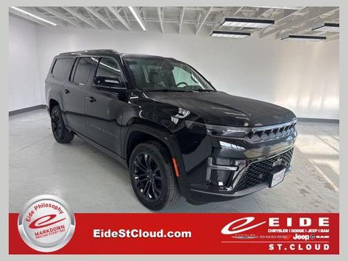 High Gloss Black 2026 Jeep Grand Wagoneer L Summit Obsidian 4x4