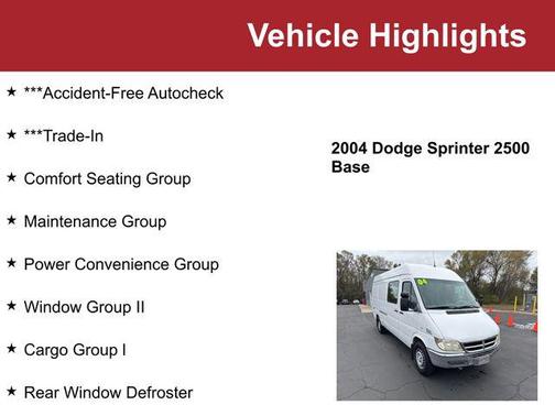 2004 Dodge Sprinter 2500 High Roof
