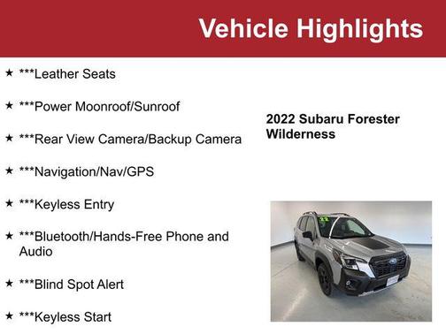 2022 Subaru Forester Wilderness