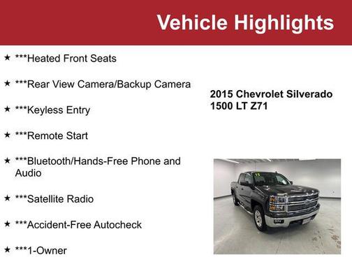 2015 Chevrolet Silverado 1500 2LT