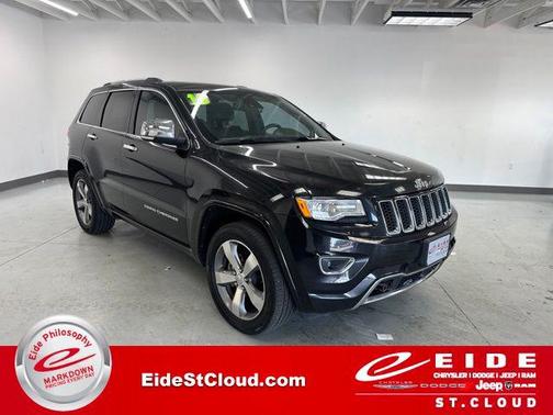 Brilliant Black Crystal Pearlcoat 2015 Jeep Grand Cherokee Overland