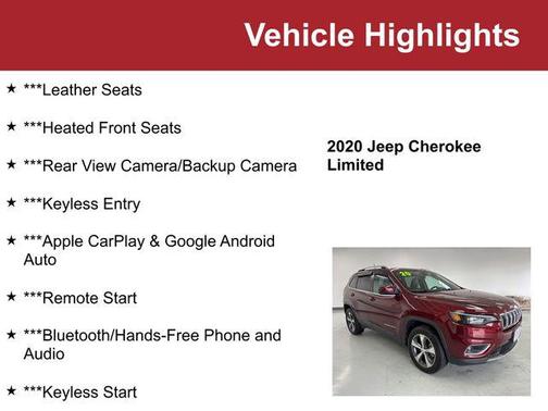 2020 Jeep Cherokee Limited