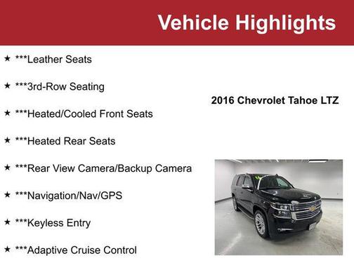 2016 Chevrolet Tahoe LTZ