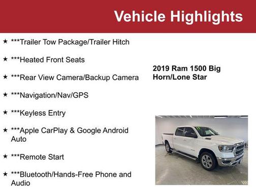 2019 RAM 1500 Big Horn