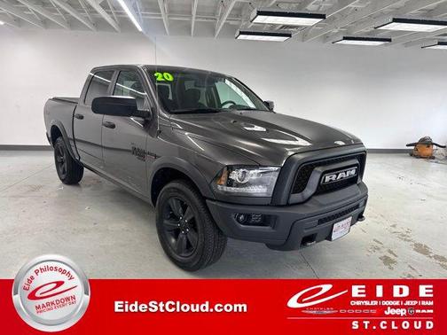 Granite Crystal Metallic Clearcoat 2020 RAM 1500 Classic Warlock Crew Cab 4x4 5'7' Box
