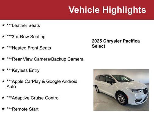 2025 Chrysler Pacifica L