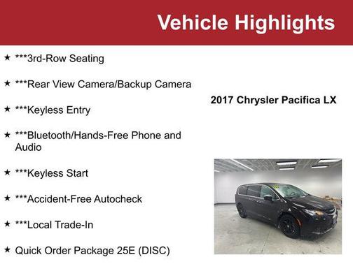 2017 Chrysler Pacifica LX