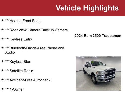 2024 RAM 3500 Tradesman Crew Cab 4x4 6'4' Box