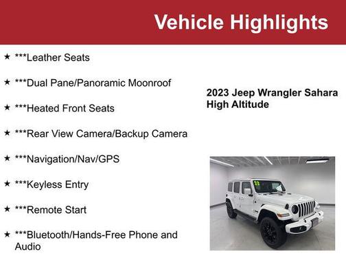 2023 Jeep Wrangler 4-Door High Altitude 4x4