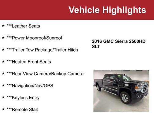 2016 GMC Sierra 2500 SLT