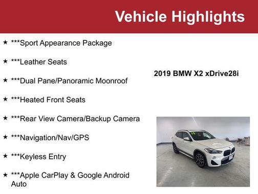 2019 BMW X2 xDrive28i