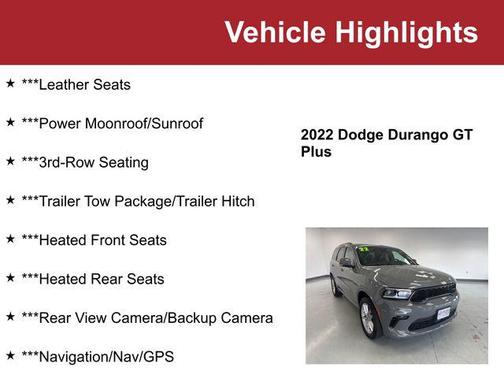 2022 Dodge Durango GT Plus