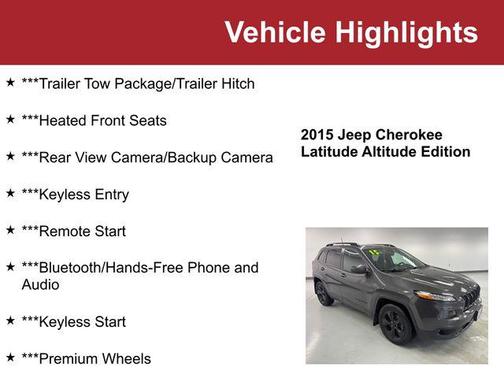 2015 Jeep Cherokee Latitude