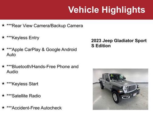 2023 Jeep Gladiator Sport S