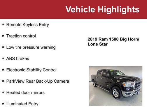 2019 RAM 1500 Big Horn