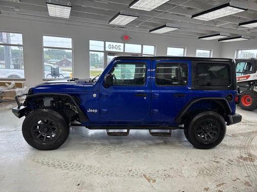 Ocean Blue Metallic Clearcoat 2019 Jeep Wrangler Unlimited Sport