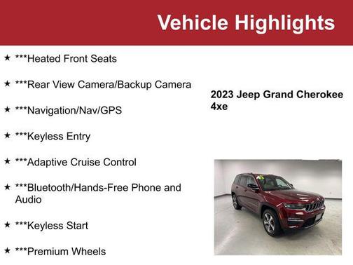2023 Jeep Grand Cherokee 4xe Base
