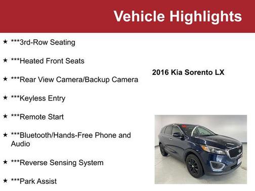 2016 Kia Sorento LX