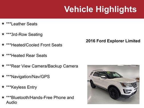 2016 Ford Explorer Limited