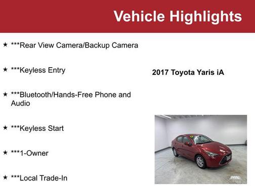 2017 Toyota Yaris iA Base
