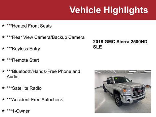 2018 GMC Sierra 2500 SLE
