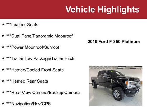 2019 Ford F-350 Platinum