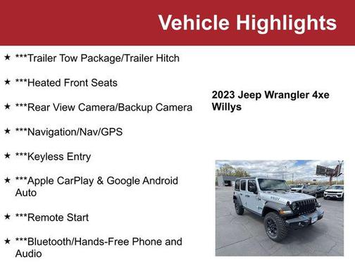 Silver Zynith Clearcoat 2023 Jeep Wrangler 4xe Base