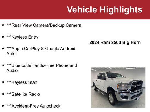 2024 RAM 2500 Big Horn Crew Cab 4x4 6'4' Box