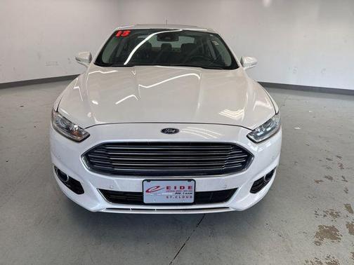 White Platinum Tri-Coat Metallic 2013 Ford Fusion Hybrid SE Hybrid