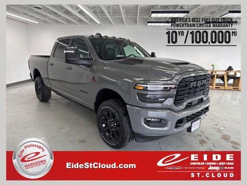 Ceramic Gray Clearcoat 2026 RAM 3500 Laramie Crew Cab 4x4 6'4' Box