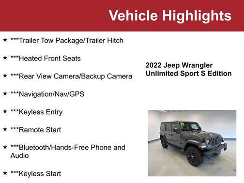 2022 Jeep Wrangler Unlimited Sport