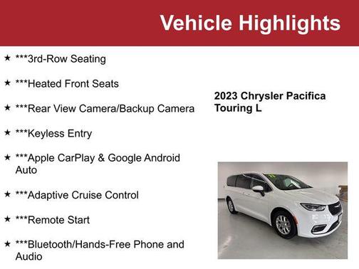 2023 Chrysler Pacifica Touring L