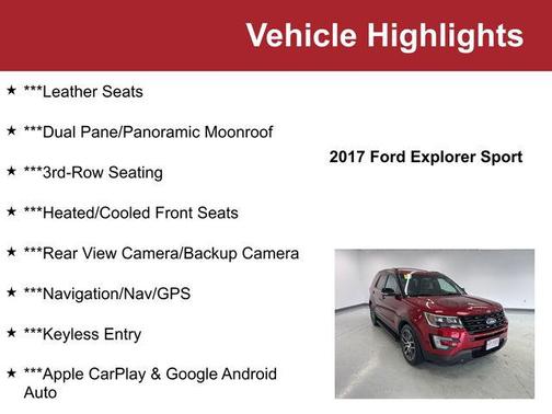 2017 Ford Explorer sport