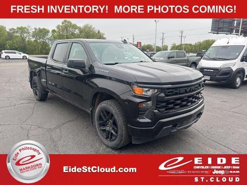 Black 2023 Chevrolet Silverado 1500 Custom