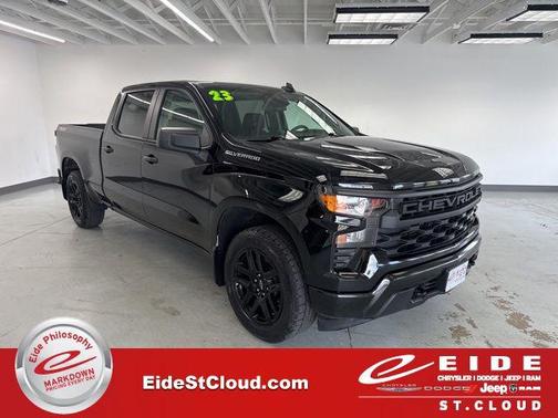 Black 2023 Chevrolet Silverado 1500 Custom