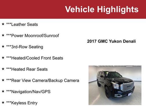 2017 GMC Yukon Denali