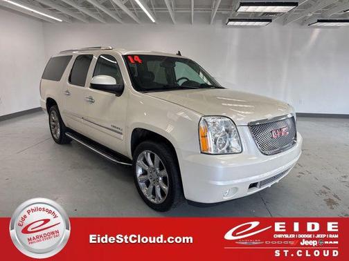 White Diamond Tricoat 2014 GMC Yukon XL Denali