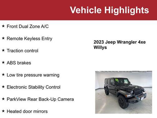 2023 Jeep Wrangler 4xe Willys