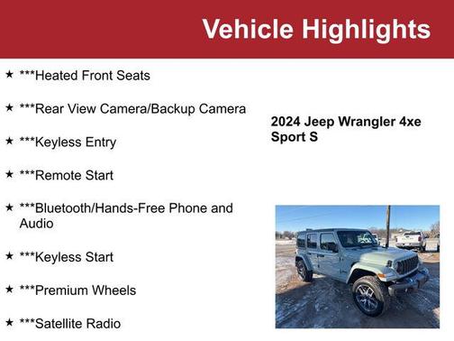2024 Jeep Wrangler 4xe Sport S