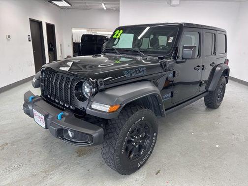 Black Clearcoat 2023 Jeep Wrangler 4xe Base
