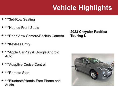 2023 Chrysler Pacifica Touring L