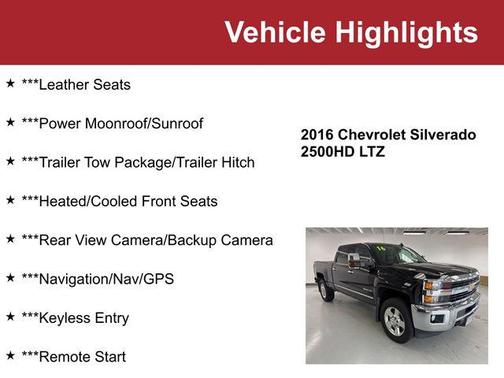 2016 Chevrolet Silverado 2500 LTZ