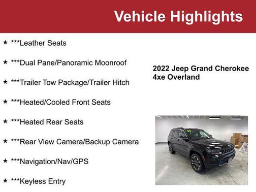 2022 Jeep Grand Cherokee 4xe Overland