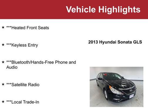2013 Hyundai SONATA GLS