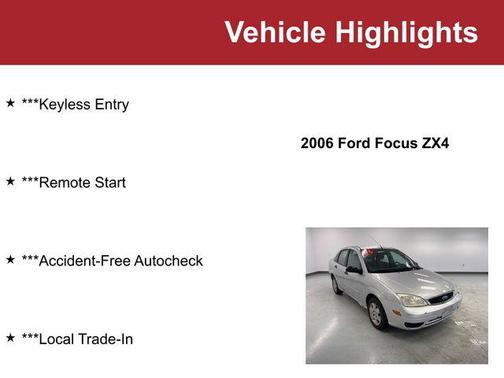 2006 Ford Focus ZX4 SE