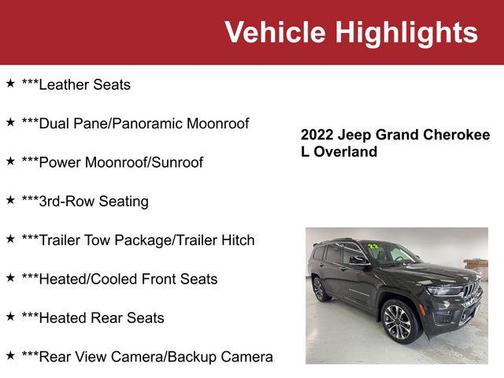 2022 Jeep Grand Cherokee L Overland